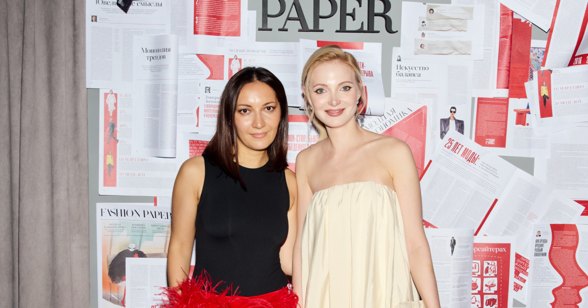Posta Magazine Светский backstage: презентация первого номера газеты Fashion Paper ...