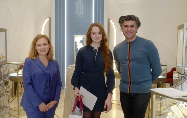 Ирина Морозовская, Полина Галлямова и Николай Цискаридзе