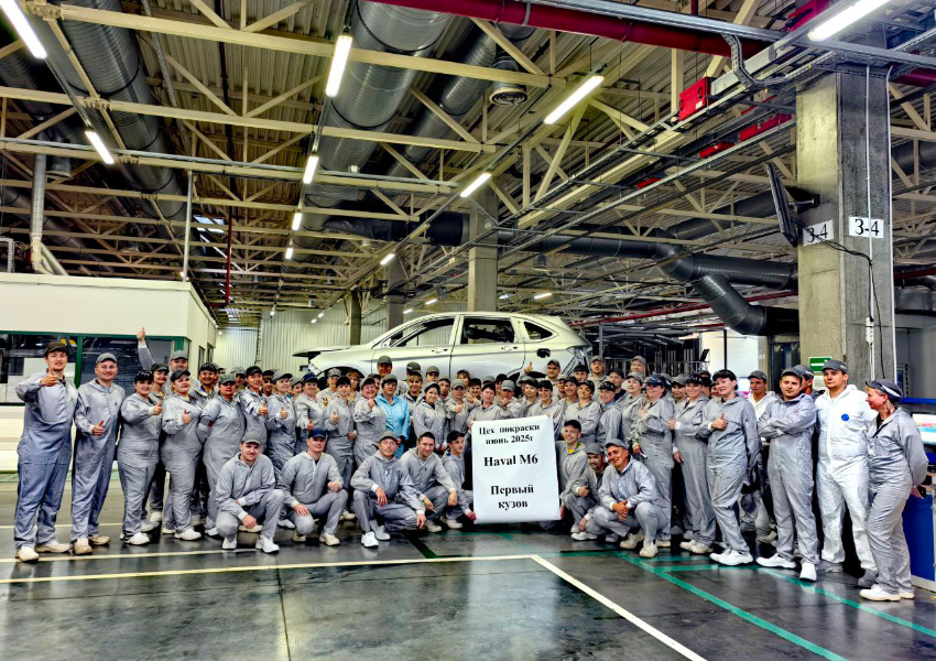 Первый кузов Haval M6 на заводе «Автомобильные технологии»