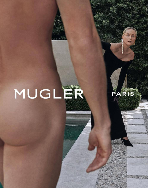 67-летняя Шэрон Стоун в рекламе Mugler