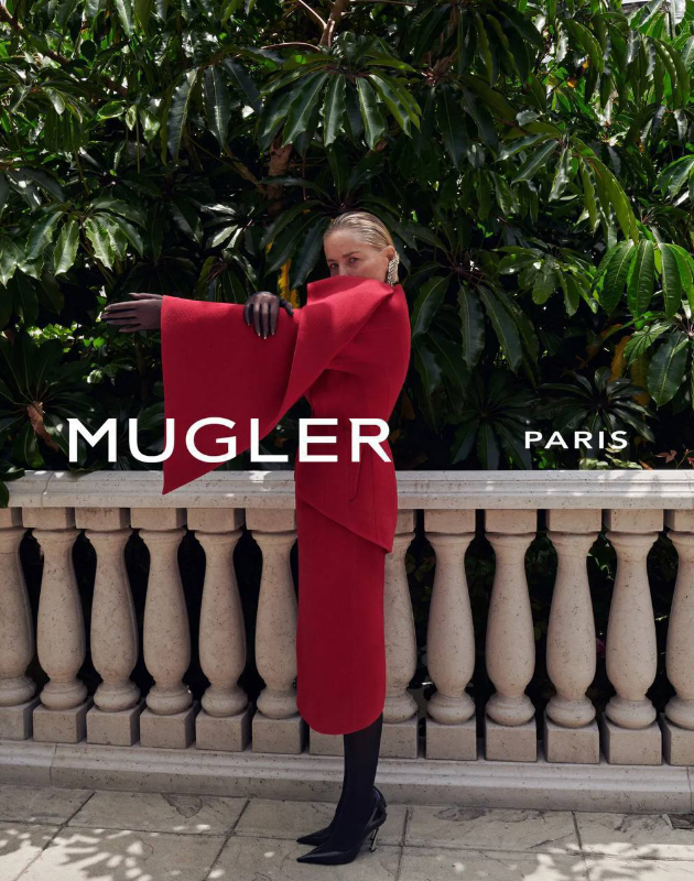 67-летняя Шэрон Стоун в рекламе Mugler