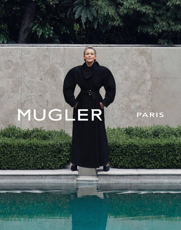 67-летняя Шэрон Стоун в рекламе Mugler