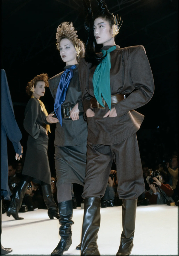 Архивный снимок Mugler, осень 1986 года 