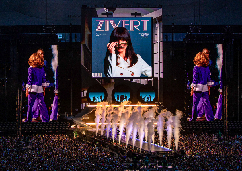 35 000 зрителей на шоу Zivert «Где-то в Ретро»