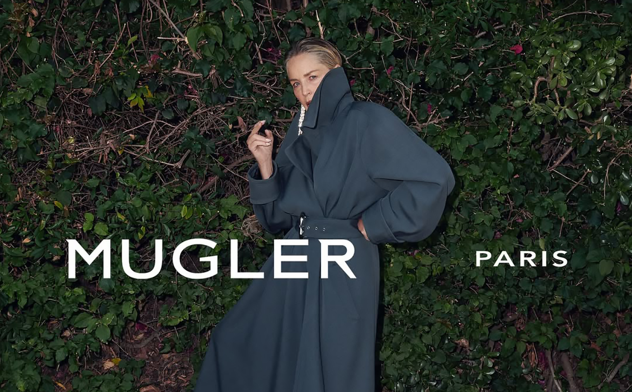 67-летняя Шэрон Стоун в рекламе Mugler