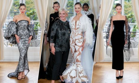Yanina Couture: винтажные силуэты и&nbsp;новые техники на&nbsp;показе в&nbsp;Париже