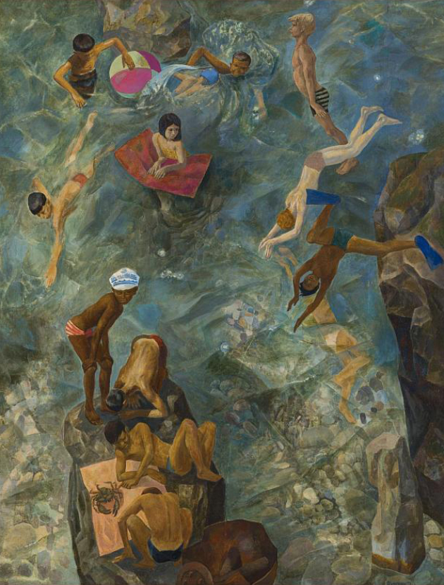 В.В. Ватенин. Дети и море. 1971 г.