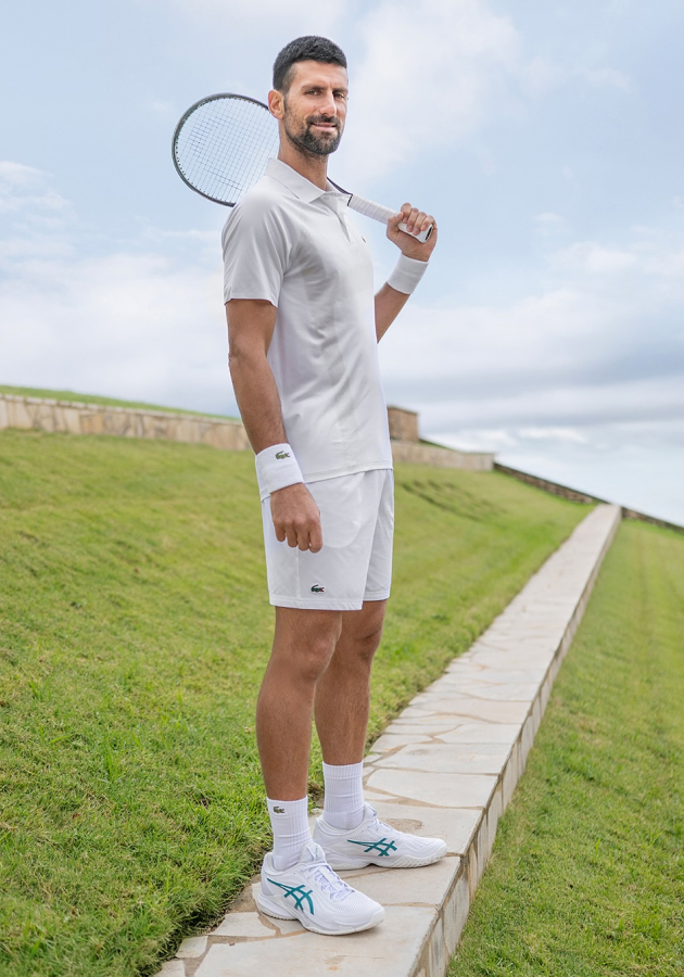 Новак Джокович в Lacoste