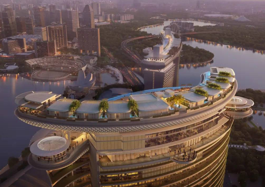 В Сингапуре строят новый развлекательный комплекс Las Vegas Sands, который станет частью Marina Bay Sands