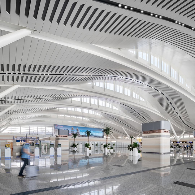Yantai Penglai International Airport Terminal 2 © 404 N.F Studio