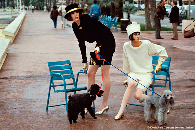 Denis Piel, Tatjana Patitz. Laetitia Firmin-Didot. Cannes, Paris A New Mood. Vogue USA, 1986 (Предоставлено Lumiere Gallery)