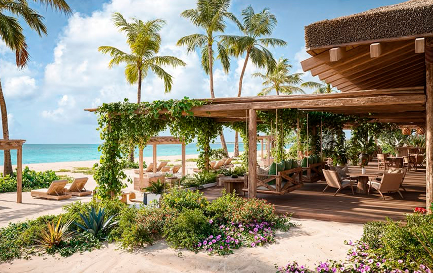 The Beach Club на острове Барбуда в Карибском море