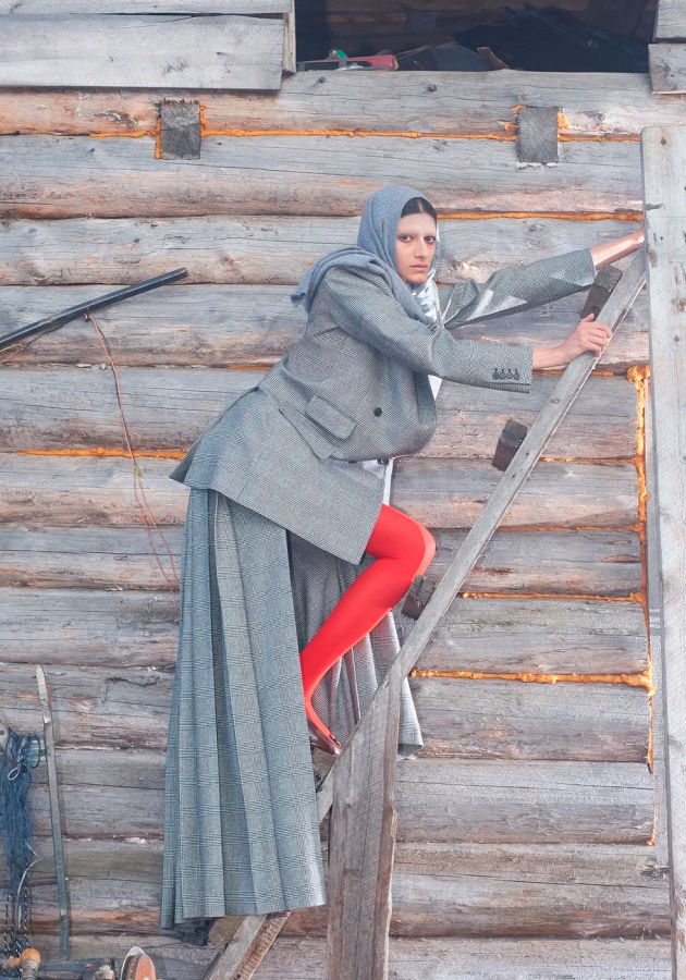 Vogue Italia. Сентябрь 2018 г. Деревня Чикинская Архангельской области