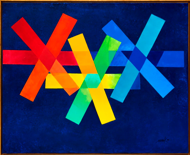 Галерея Almine Rech. Хайнц Мак. Pas de Trois (Chromatic Constellation). 2011 г.
