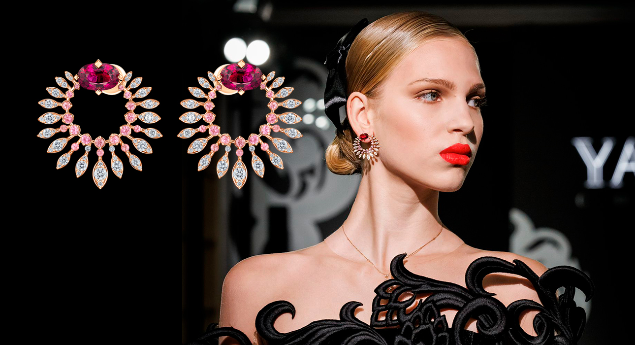 Украшения из высокой ювелирной коллекции EIRINE на показе YANINA Couture Украшения из высокой ювелирной коллекции EIRINE на показе YANINA Couture