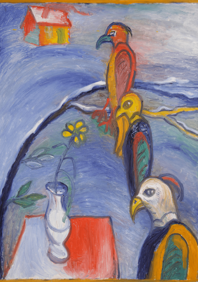 Орлы сидят на дереве, 2003, коллекция галереи Матисс клуб 