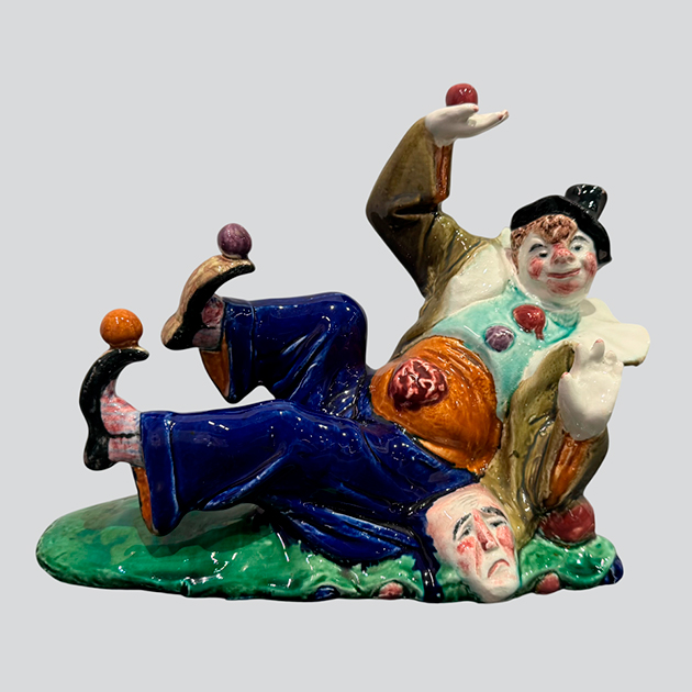 Сергей Орлов. Из триптиха «Большая клоунада». Конаковский фаянсовый завод. 1940-е гг.