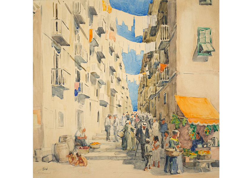 Н.П. Ульянов. Неаполь. 1912