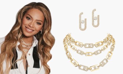 Фотоувеличение: Бейонсе и&nbsp;Ким Кардашьян в&nbsp;украшениях Messika