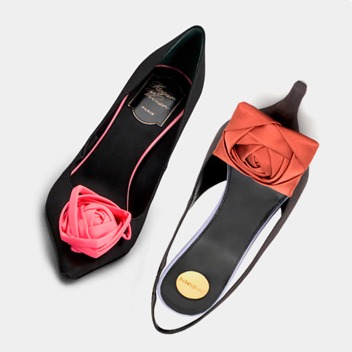 Shoes &amp;&nbsp;Bags Blog: &laquo;война роз&raquo;&nbsp;&mdash; лодочки Yves Saint Laurent против шпилек с&nbsp;шипами от&nbsp;Roger Vivier