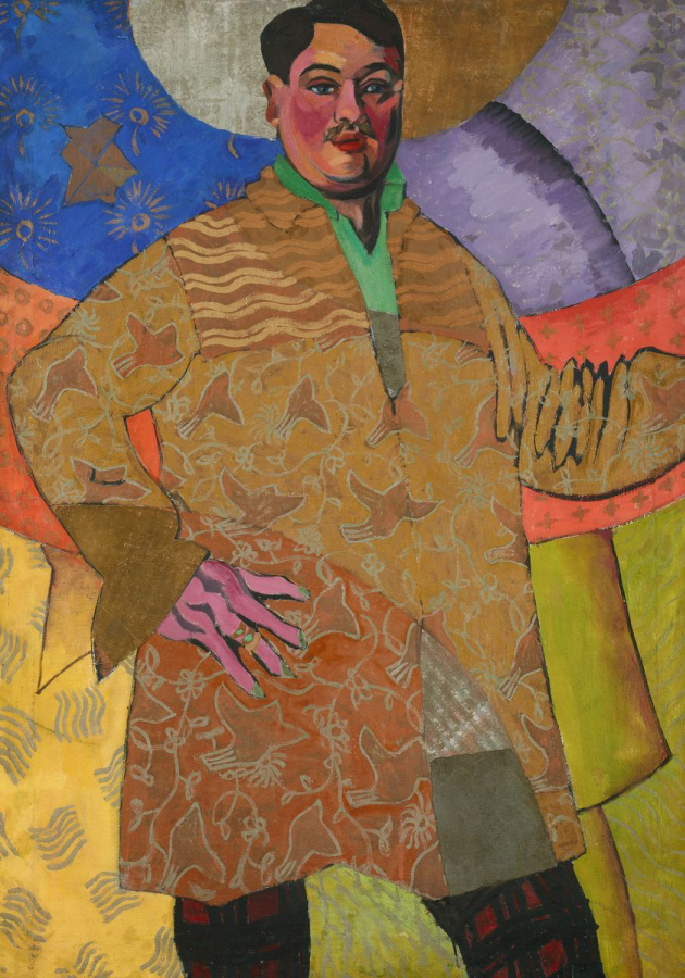 А. В. Лентулов. Автопортрет. «Le Grand Paintre». 1915. ГТГ 