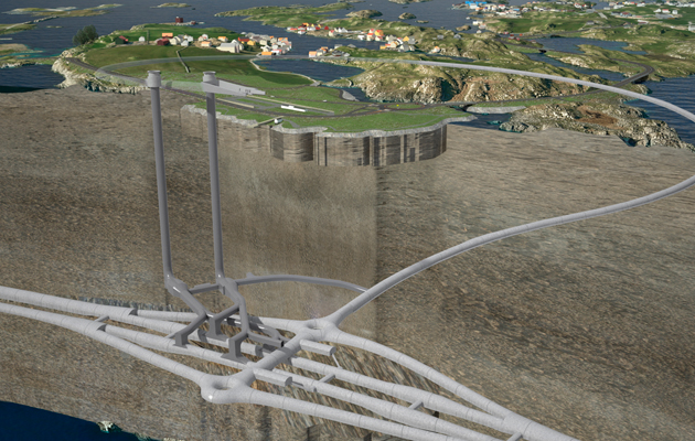 В Норвегии строят подводный автотуннель Rogfast длиной 27 километров