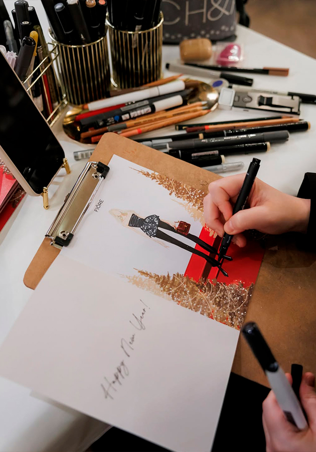 Рождественский бранч российского бренда FIŌRE