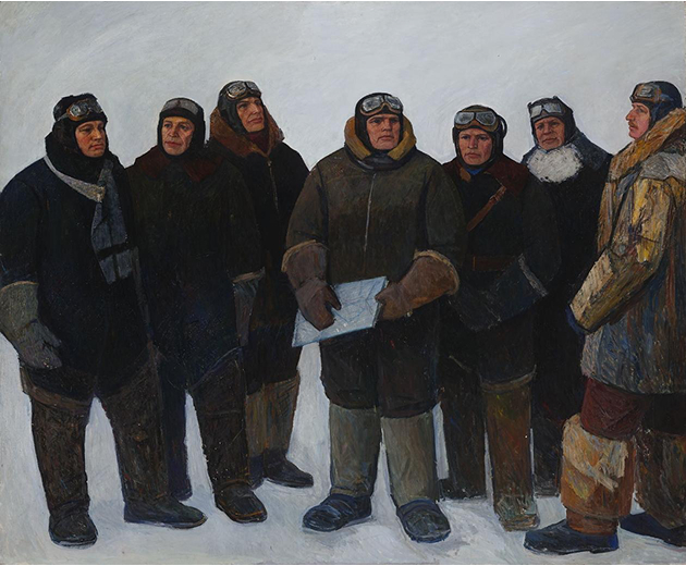 Ф. П. Решетников. Групповой портрет героев СССР. 1976. ГТГ