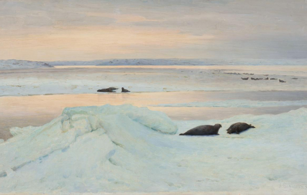 А.А. Борисов. Весенняя полярная ночь. 1897. ГТГ