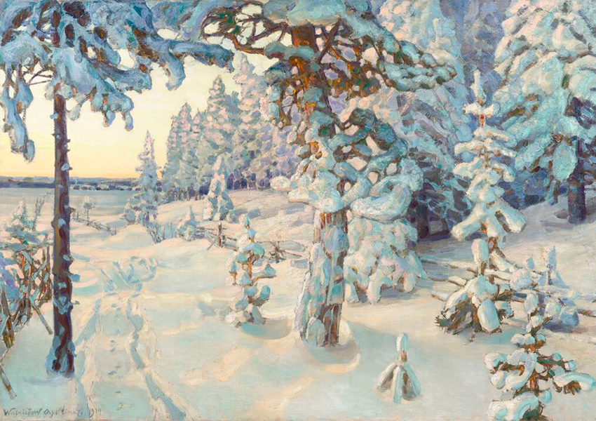 А. Васнецов. Зимний сон. 1908-1914 гг. Государственная Третьяковская Галерея