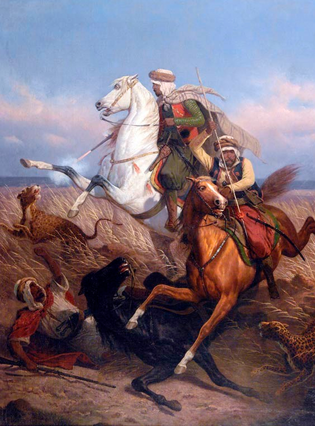 П.А. Суходольский. Охота на ягуаров. 1899 г. 