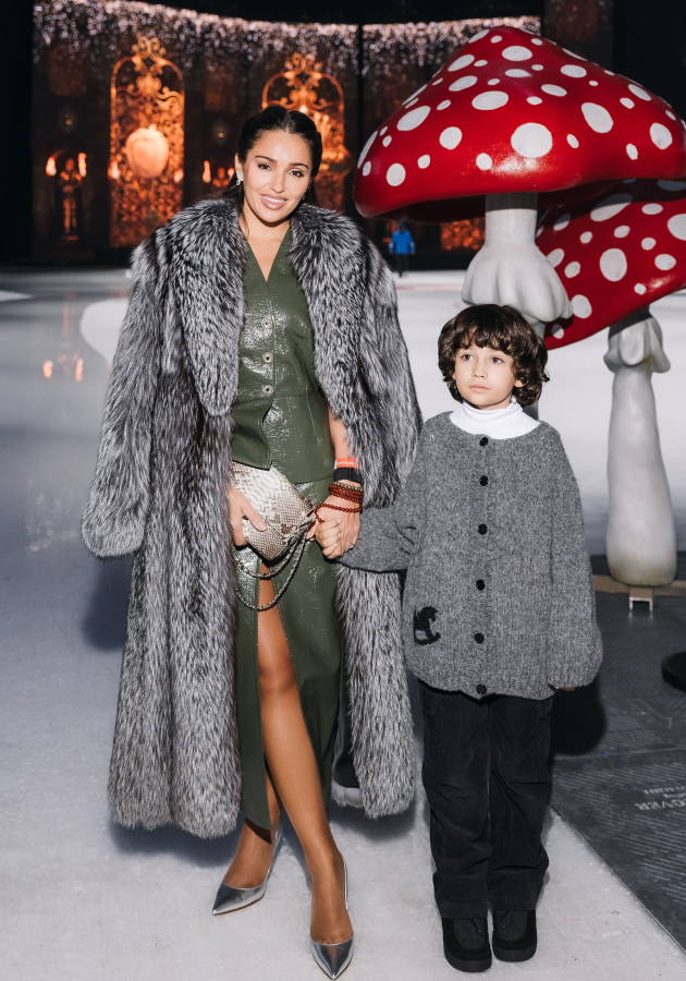 Мария Мельникова с сыном 