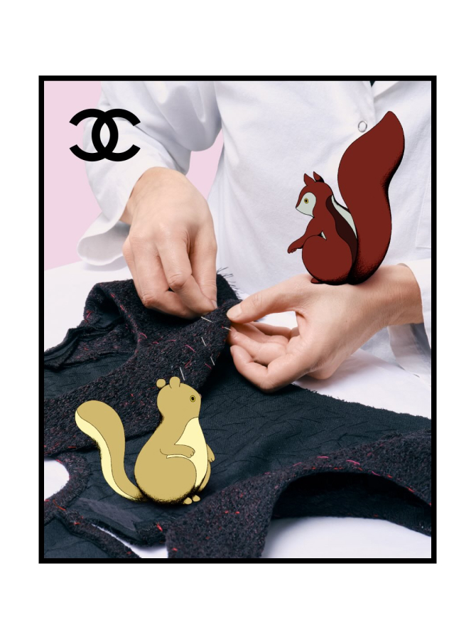 Дебют Матье Блази для Chanel Couture в атмосфере сказочного леса