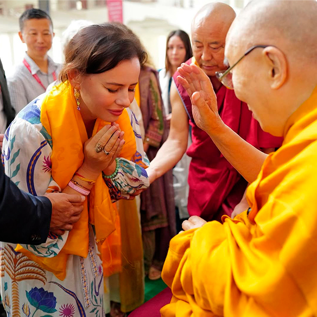 Оксана Лаврентьева — о встрече с Далай-ламой