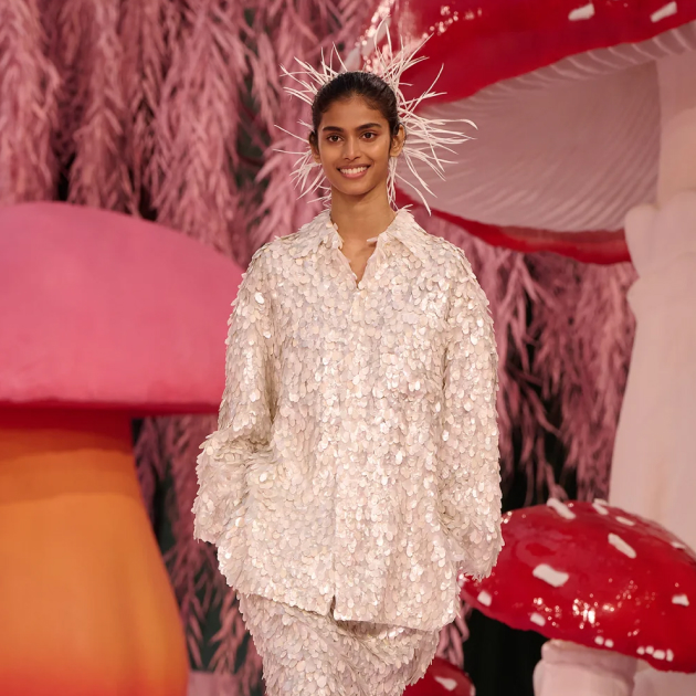 Дебют Матье Блази для Chanel Couture в атмосфере сказочного леса