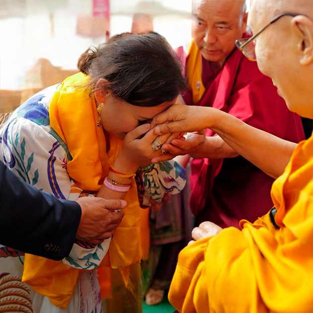 Оксана Лаврентьева — о встрече с Далай-ламой
