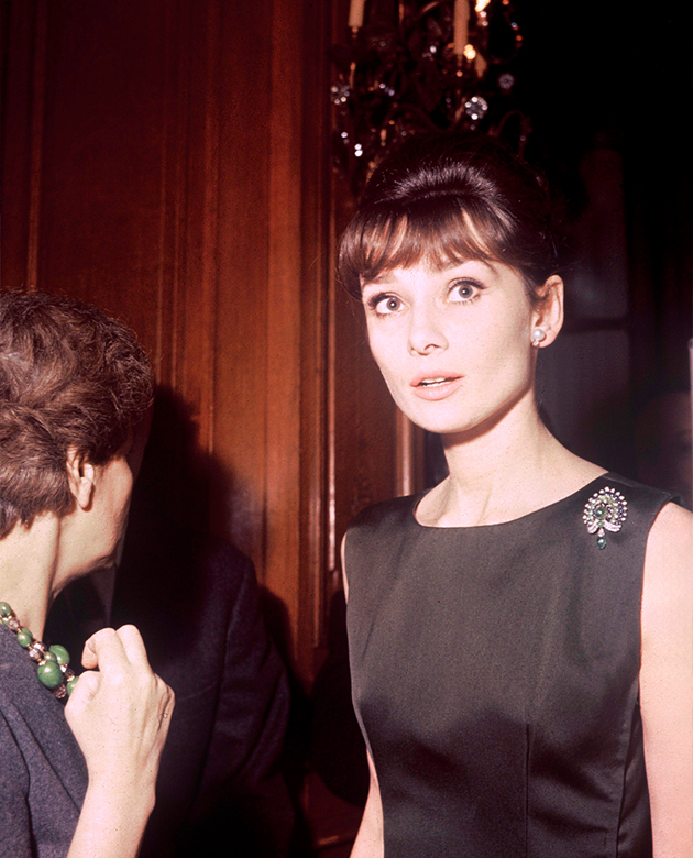 Одри Хепберн в броши (фото: Sothbey's)