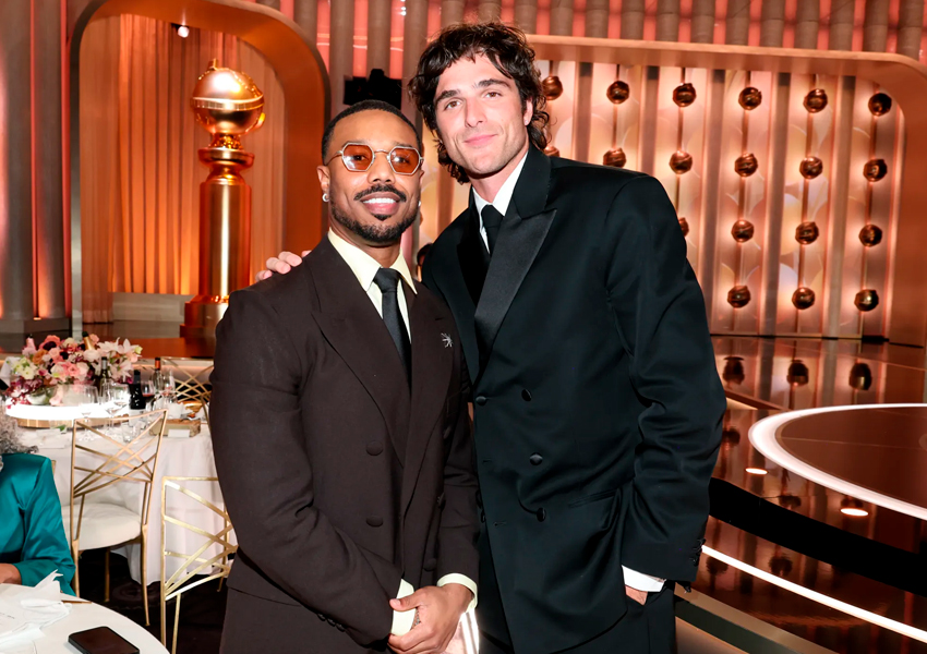Майкл Б. Джордан и Джейкоб Элорди (в Bottega Veneta)
