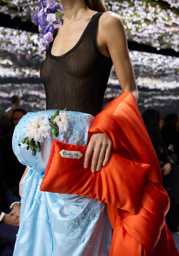 Аксессуары на шоу Dior Couture
