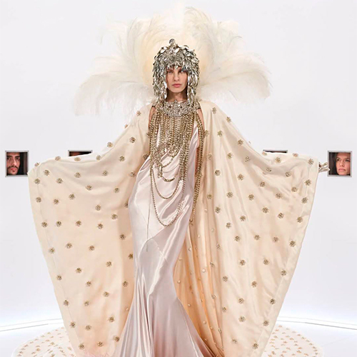 Style Notes: концептуальный показ Maison Valentino Couture от&nbsp;Алессандро Микеле в&nbsp;формате &laquo;Кайзерпанорамы&raquo;