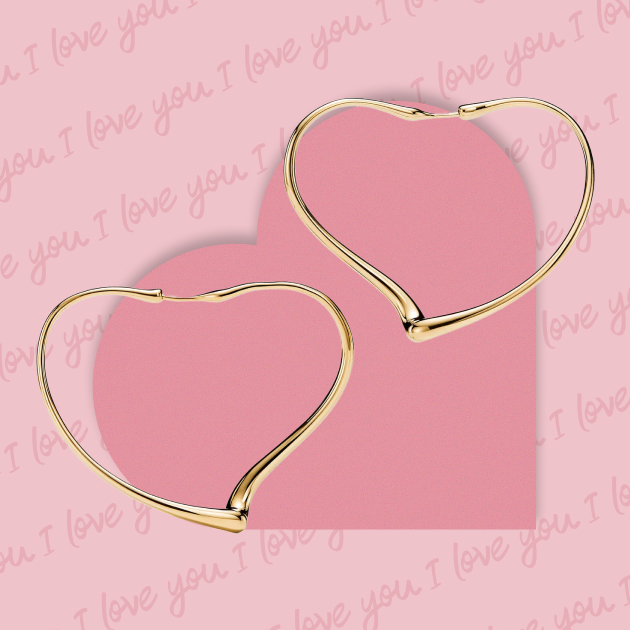 Совершенство линий: серьги-сердца от Tiffany & Co.