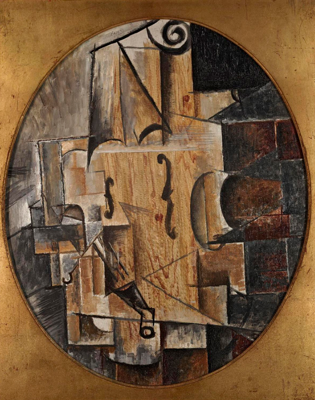 Пабло Пикассо. Скрипка. 1912. ГМИИ им. А.С. Пушкина