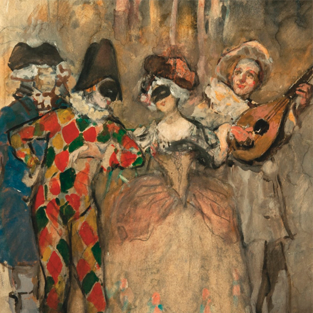 Николай Сапунов. «Маскарад». 1906. (Фото: Музей русского импрессионизма)