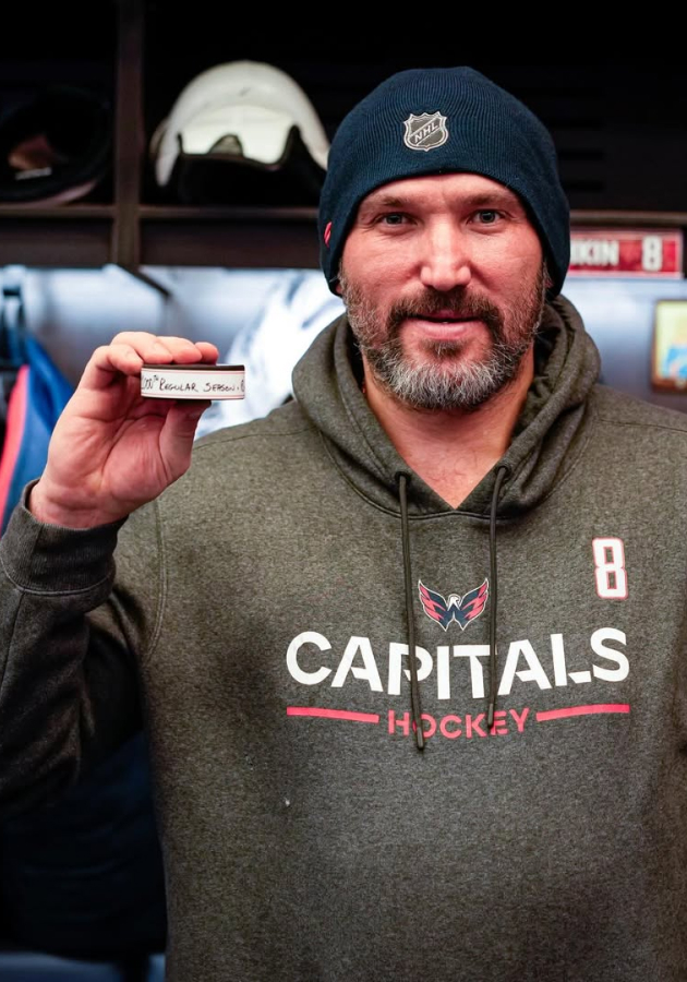 Александр Овечкин — второй в истории НХЛ игрок, забивший 1000 шайб в регулярных чемпионатах и плей-офф