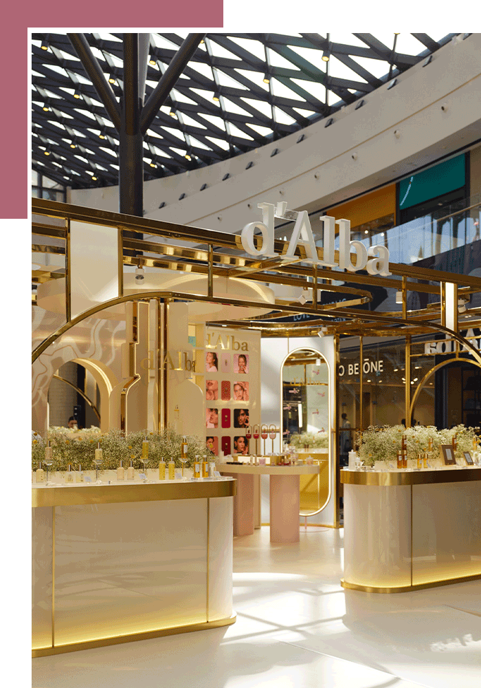 Открытие поп-апа d’Alba в ТРЦ «Павелецкая Плаза»