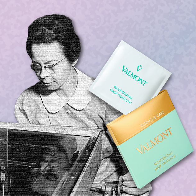 Кэтрин Берр Блоджетт и маска Regenerating Mask Treatment от Valmont