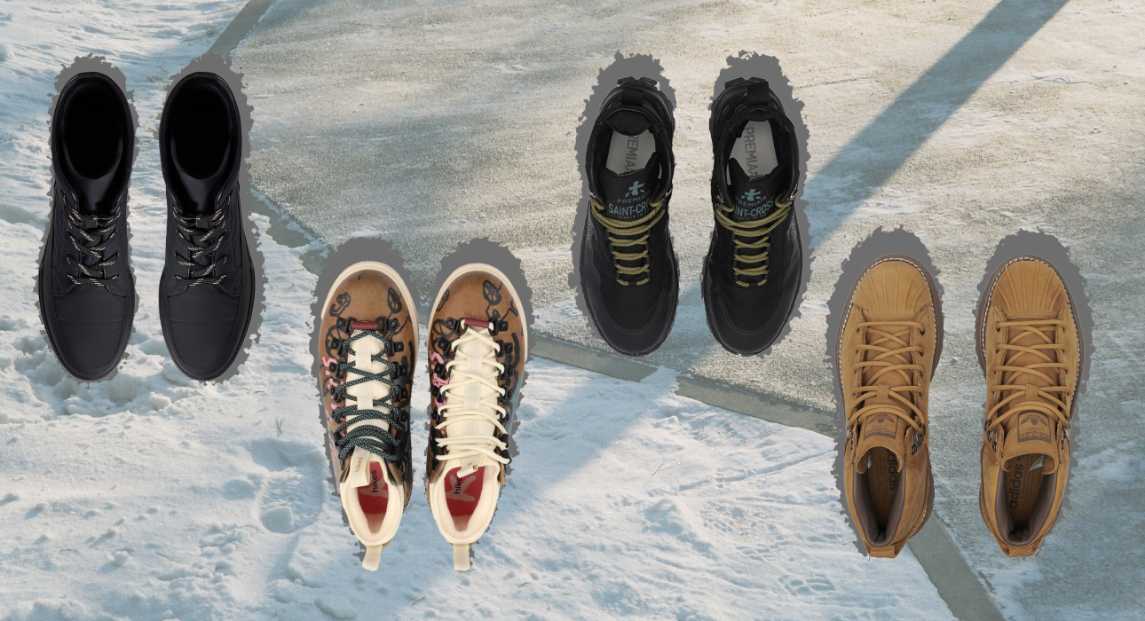 10 пар мужских ботинок, сапог и кроссовок на период луж и слякоти