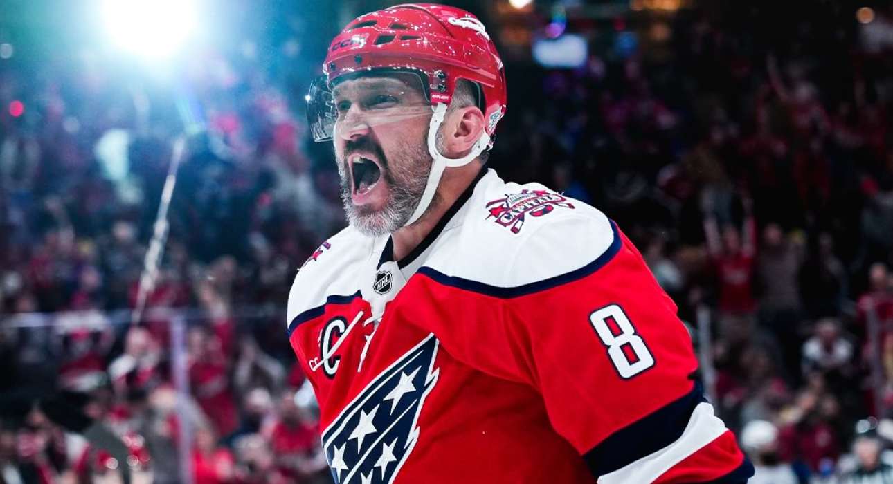 Александр Овечкин — второй в истории НХЛ игрок, забивший 1000 шайб в регулярных чемпионатах и плей-офф