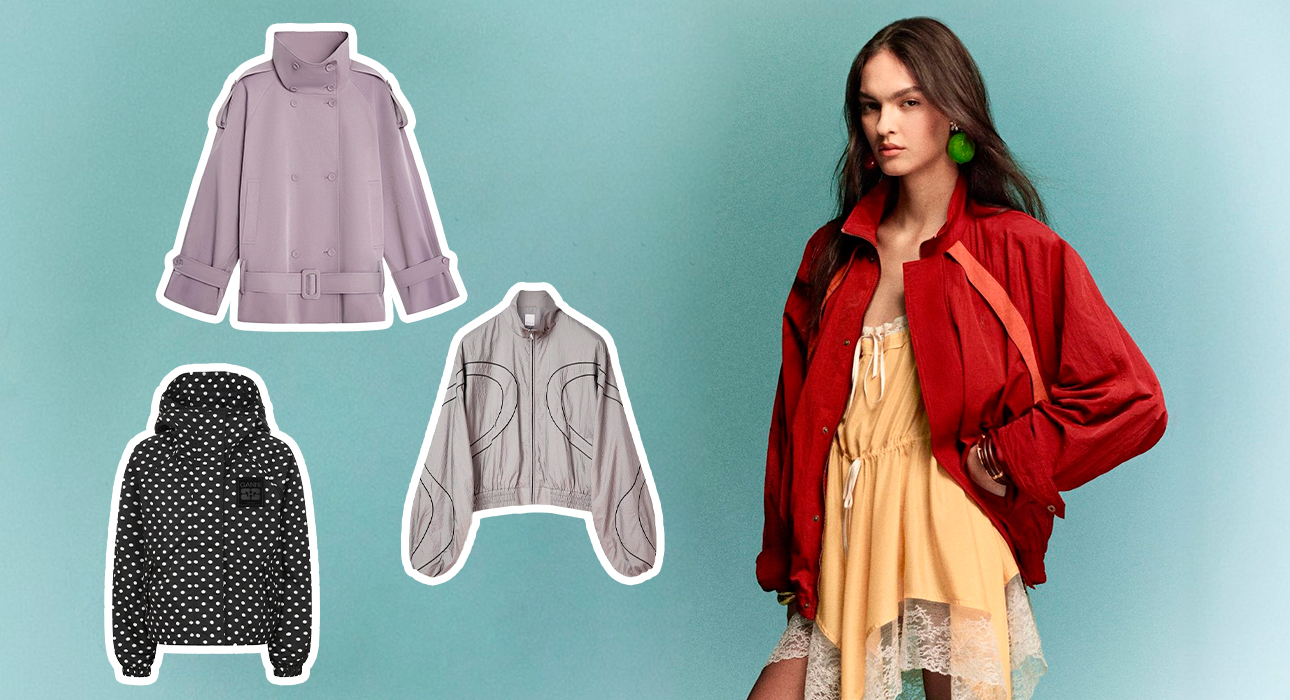 Покупка месяца: где искать и с чем носить куртку-ветровку и тренч с заниженной талией
