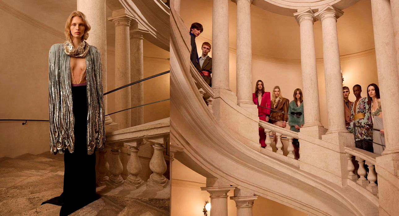 Модные хроники: манифест Алессандро Микеле о сходствах моды и архитектуры на примере осенней коллекции Valentino